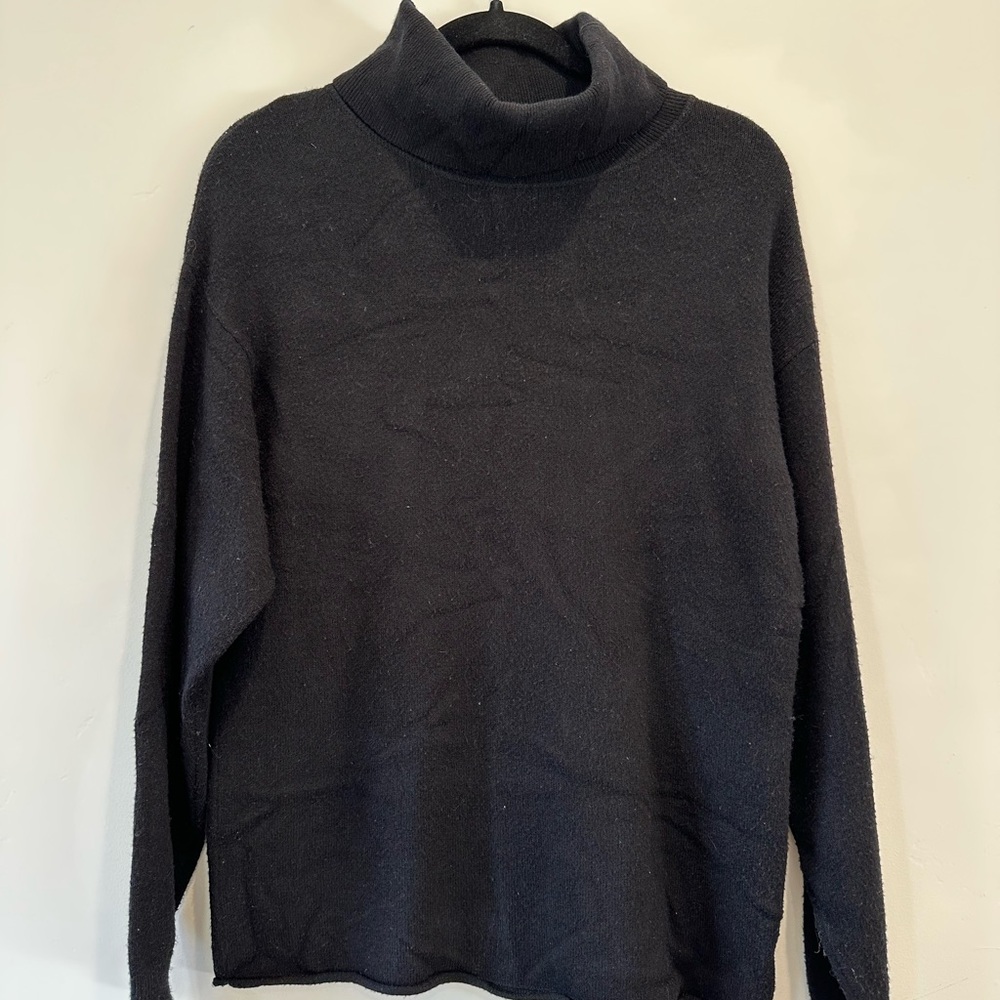 Black Turtleneck Sweater